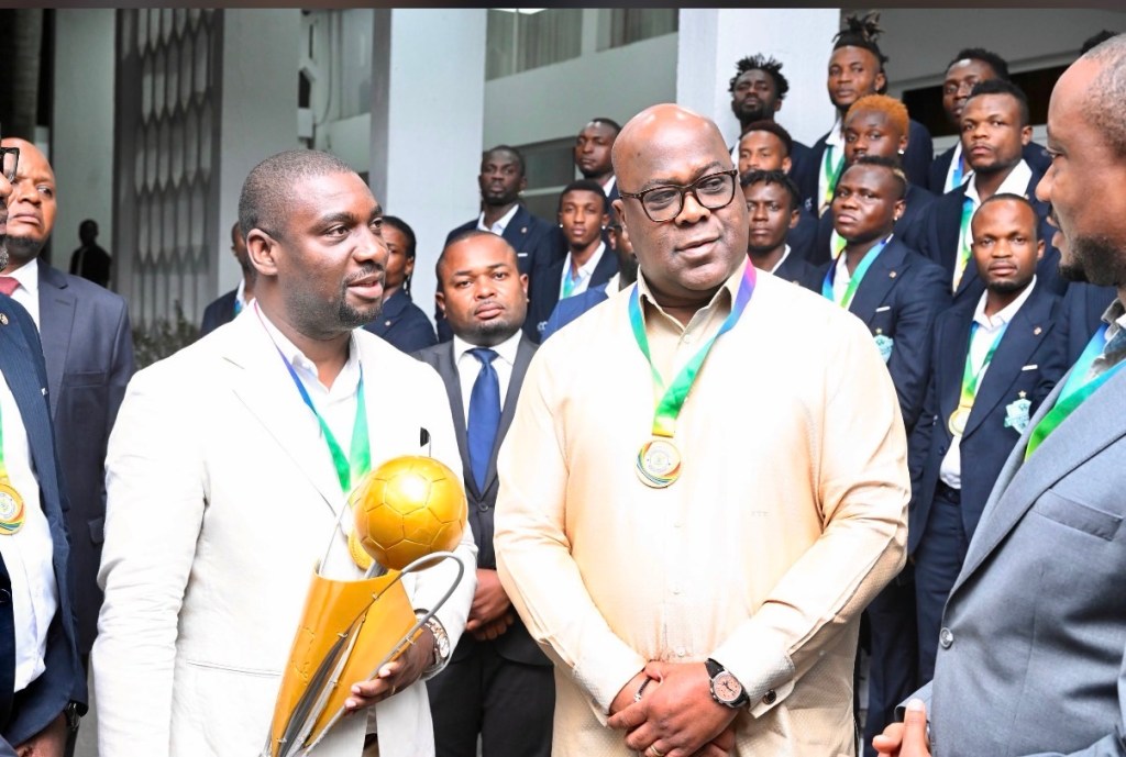 Patrick Munyomo Leads DC Virunga Delegation to Present President’s Cup Trophy to President Félix&nbsp;Tshisekedi